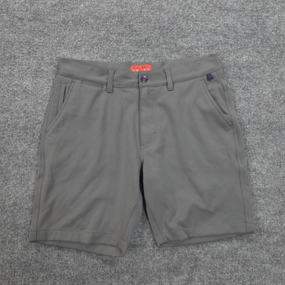Halsey Shorts Mens 31 Gray Breakwater Sport Stretch Chino Golf Performance
